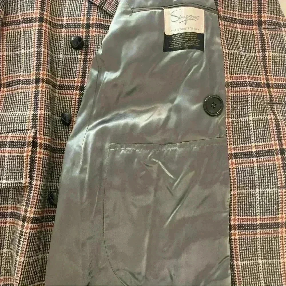 Vintage  1970s Simpsons Tweed Coat - Picture 9 of 9